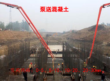 泵送混凝土用砂石：05、12、13